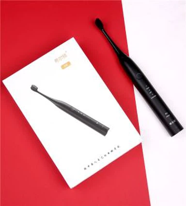 Schwarze elektrische Sonic-Zahnbürste für Männer